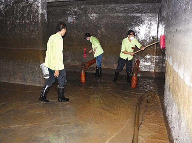 小區(qū)水箱水垢清洗